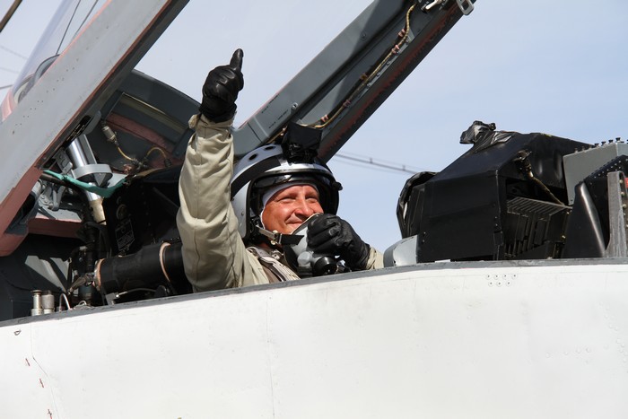 Полет на МиГ-29 в феврале 2015